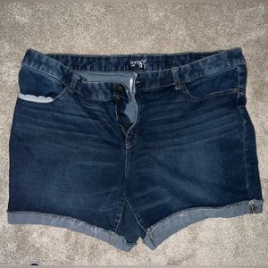 Terra and sky Jean shorts size 22